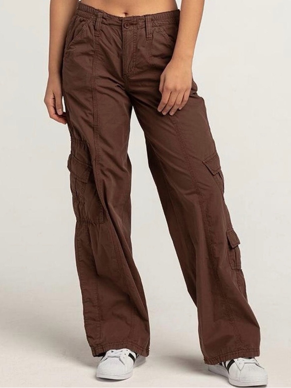 Brown Cargo Pants - Picture 1 of 6